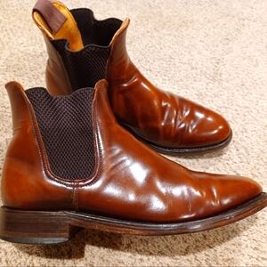 Men's Brown Leather Chelsea Boots